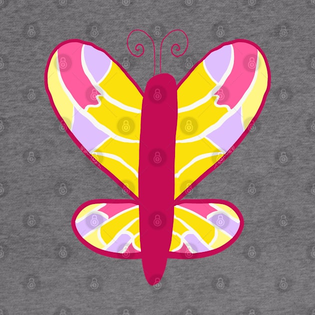 a spring butterfly by AlienClownThings